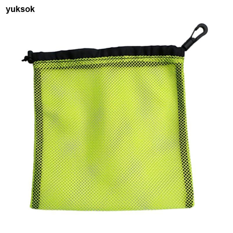 Yuksok กระเป๋าตาข่ายน้ำหนักเบานำลูกบอล ทำจากวัสดุไนลอน ใช้สำหรับกีฬาต่างๆ เช่น กอล์ฟและเทนนิส สามารถใส่ลูกบอลได้มากถึง 30 ลูก มีสายดึงเปิดปิด และมีให้เลือกสี — صورة 8