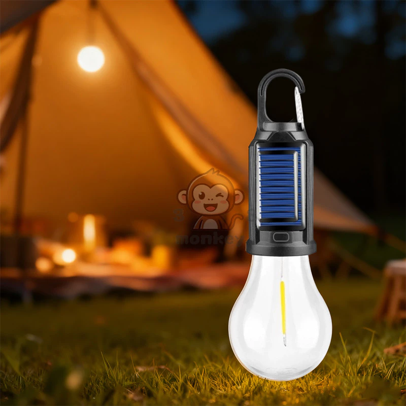 ไฟแคมป์ปิ้งพลังงานแสงอาทิตย์ โคมไฟเต้นท์ LED ชาร์จ TYPE-C thumbnail 10
