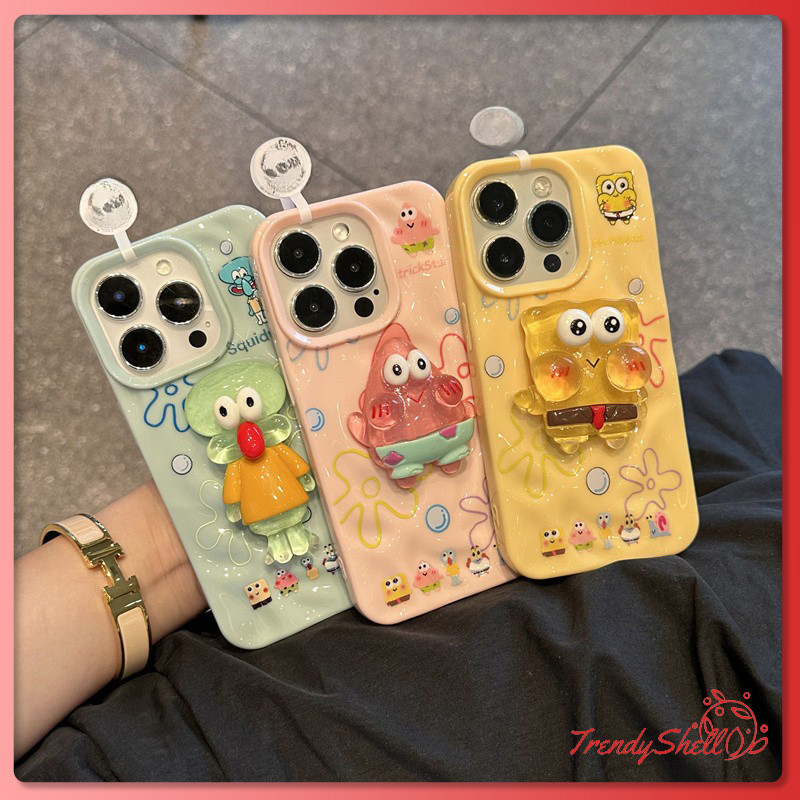เหมาะสําหรับ สำหรับ IPhone 17 15 14 13 12 11 Pro Max XS Max 7 8 Plus น่ารัก 3D ตุ๊กตาเคสโทรศัพท์การ์ตูนสัตว์ Soft Shell