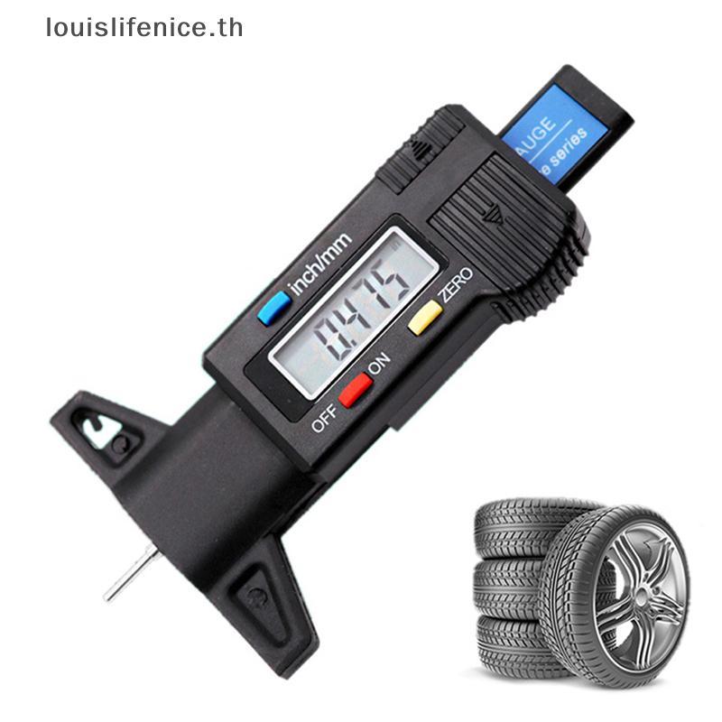 LNTH ดิจิตอลรถ Tyre ยางอ่านความลึกเครื่องวัดอัตโนมัติยางสวมใส่การตรวจจับเครื่องมือวัด Caliper Thiness วัดร้อน