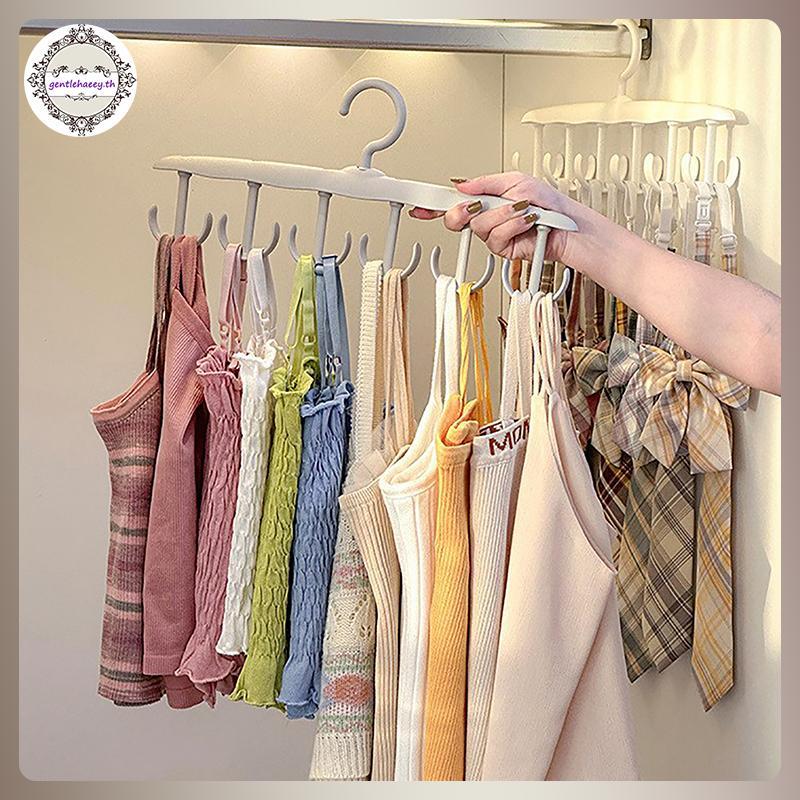 GG 1PC ไม้แขวนเสื้อสําหรับตู้เสื้อผ้า,360°หมุน Multi-Functional Ras พร้อมตะขอสําหรับ Camisole หมวกกระเป๋าเข็มขัด,ประหยัดพื้นที่เสื้อกั๊กเก็บ Ra TH