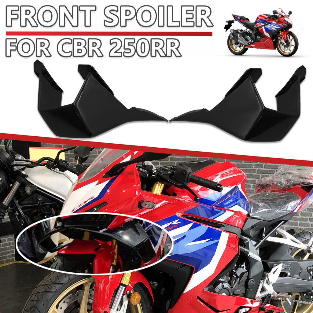 สําหรับ Honda CBR 250RR cbr250rr รถจักรยานยนต์สปอยเลอร์ด้านหน้า Downforce Deflector ด้านหน้า Beak สป