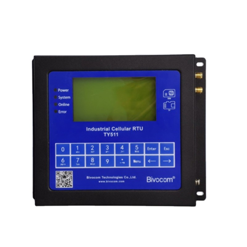ใหม่ปุ่มสัมผัส RTU ความเร็วสูงอุตสาหกรรม 4G หน้าจอ LCD DI DO รีเลย์ MQTT โปรโตคอลสําหรับบําบัดน้ําเส