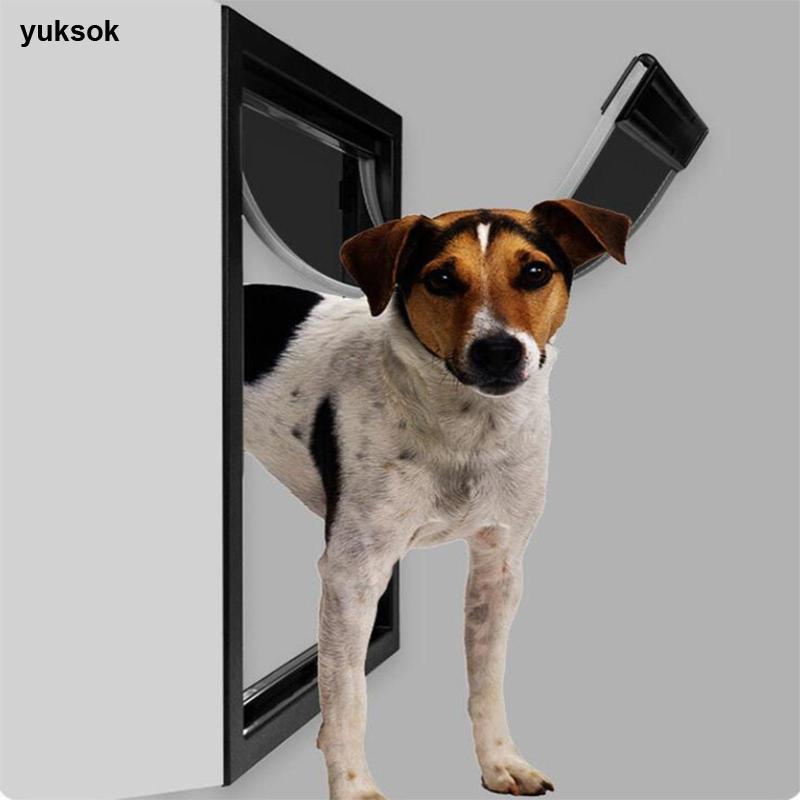 Yuksok พรีเมี่ยมแมวสุนัข Flap ประตูอุปกรณ์สัตว์เลี้ยง ABS พลาสติกลูกแมวประตูโปร่งใส
