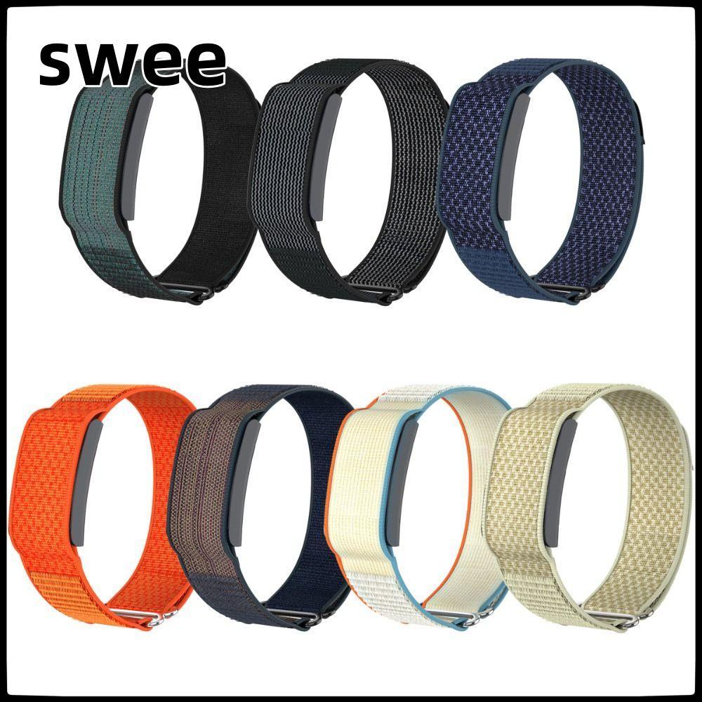 SWEE Sport Band, Loop Design Nylon Fitness Tracker Strap, 22mm Breathable Adjustable Bicep Band สําห