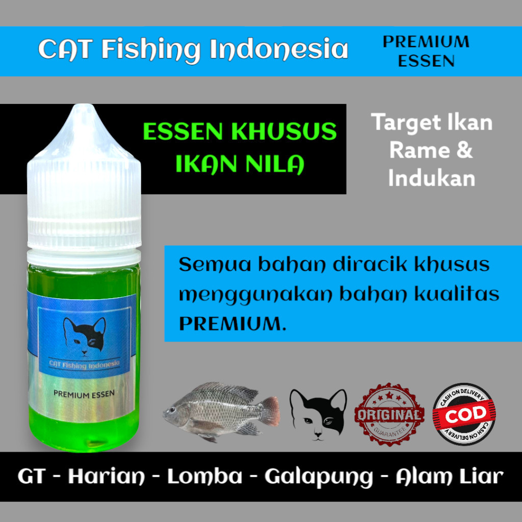 C&T Premium Essen Fish NILA MUJAER Target Rame Fish และ Broodstock เหยื่อตกปลาผสม 30ml