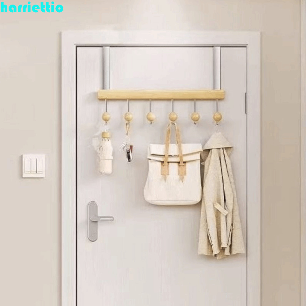 HARRIETTIO Over The Door Hooks 6 Hooks
