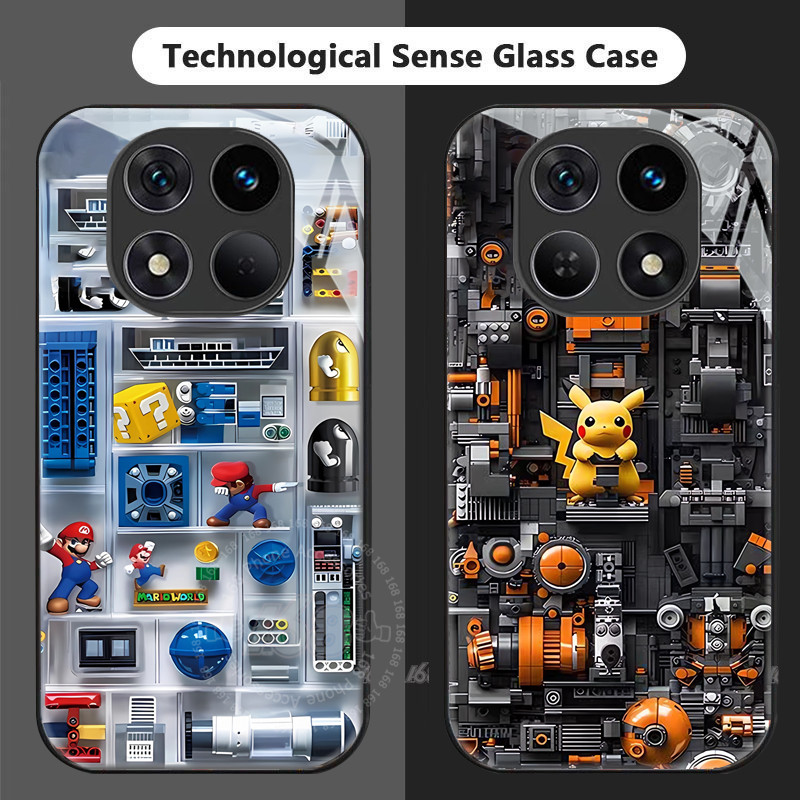 เคส Redmi Note 15 Pro 5G เคส Redmi Note 15 5G 15 Pro Plus เคสแผงวงจร PCBA อนิเมะ มาริโอ้ ปิกาจู กันกระแทก เคสโทรศัพท์เท่หล่อสำหรับผู้ชาย เด็กผู้ชาย นักเรียน