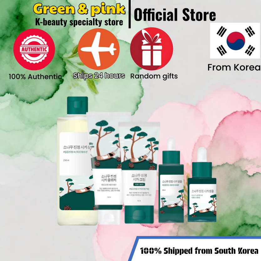 [ROUND LAB] Ampoule 30ml/Cica Ampoule 50ml/Pine Calming Lotion 250ml/Pine Calming Cica Cream 75ml/Pi