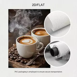 โปสเตอร์พิมพ์ผ้าใบกาแฟคุณภาพสูง 3 ชิ้น/เซ็ต เหมาะสําหรับแขวนผนังร้านกาแฟและศิลปะร้านค้า โปสเตอร์ผ้าใบไร้กรอบเหมาะสําหรับสํานักงานและทางเดินศิลปะ