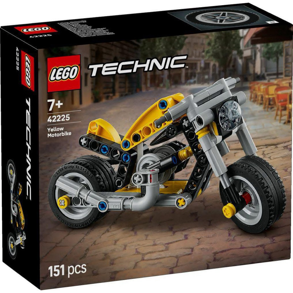 (พร้อมส่ง) Lego Technic™ 42225 Yellow Motorcycle
