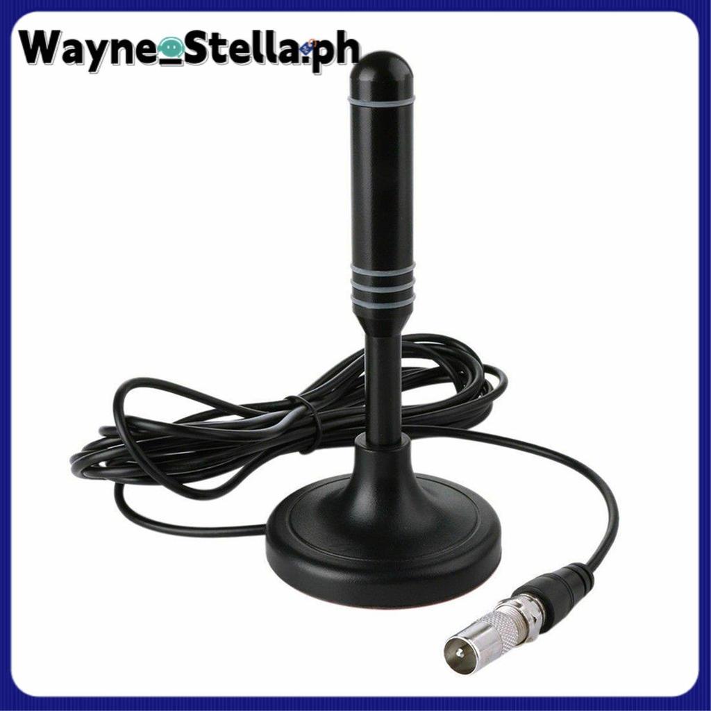 Wayne_Stella1 ชิ้นดิจิตอล HD Freeview เสาอากาศ HDTV เสาอากาศ 300 ซม. Coax, สีดํากันน้ํากลางแจ้งสําหร