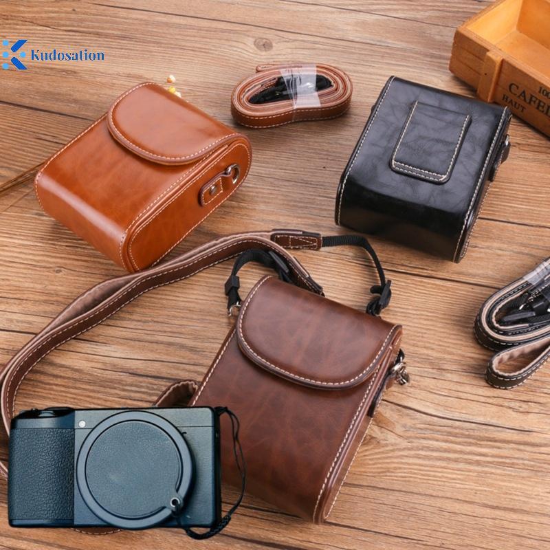 Kudosation 1 ชิ้น Anti-fall กล้องป้องกันกระเป๋าสําหรับ G7X3 G7X2 SX740 SX720 G9X Sony RX100 HX90 HX5