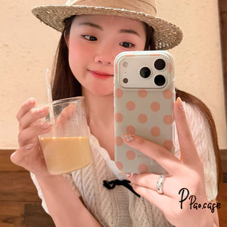 เคสไอโฟน13 15 17สำหรับ iPhone 14 16 15 17 air 12 13 Pro Max 15 16 14 Plus 15 14 Pro เคสIMD ลายจุดคลาสสิคสวยงาม