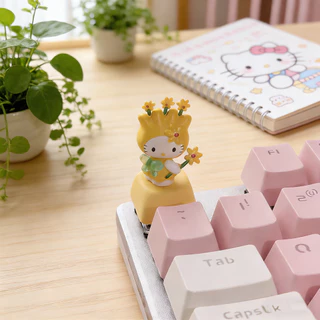 ชุดคีย์แคปซานริโอ DIY 🎀 | ปรับแต่งเองได้ สำหรับคีย์บอร์ด ดีไอวายของขวัญและของตกแต่งน่ารัก