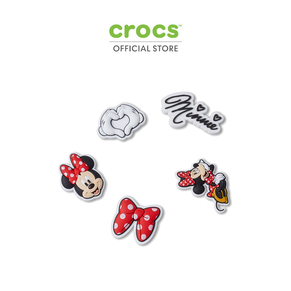 CROCS ตัวติดรองเท้า JIBBITZ™ MINNIE DRESS 5 PACK รุ่น 10014479