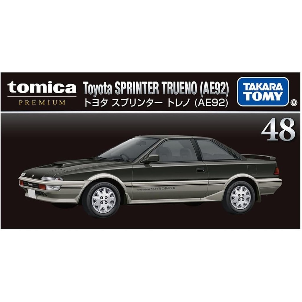 TOMICA PREMIUM 48 Toyota Sprinter Trueno AE92 B 1/60 TAKARA TOMY รถของเล่นรุ่นใหม่