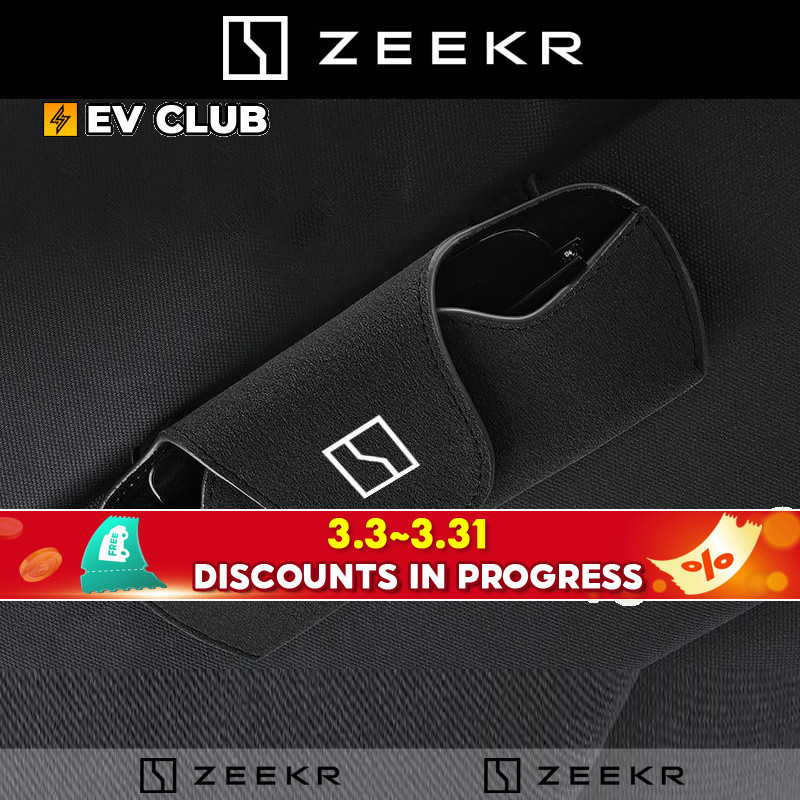 Zeekr X/ZEKER 009 รถเก็บแว่นตากรณี 001 Sun Visor แว่นตากันแดดคลิปอุปกรณ์ตกแต่งภายในรถยนต์ Daquan กล่