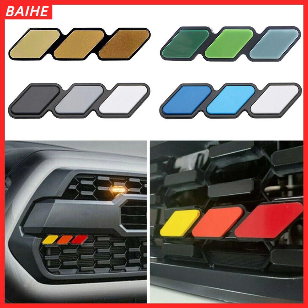 BAIHE Emblem สําหรับ Tundra Highlande อุปกรณ์ตกแต่งรถยนต์ Anti-collision ดัดแปลงแถบตกแต่ง