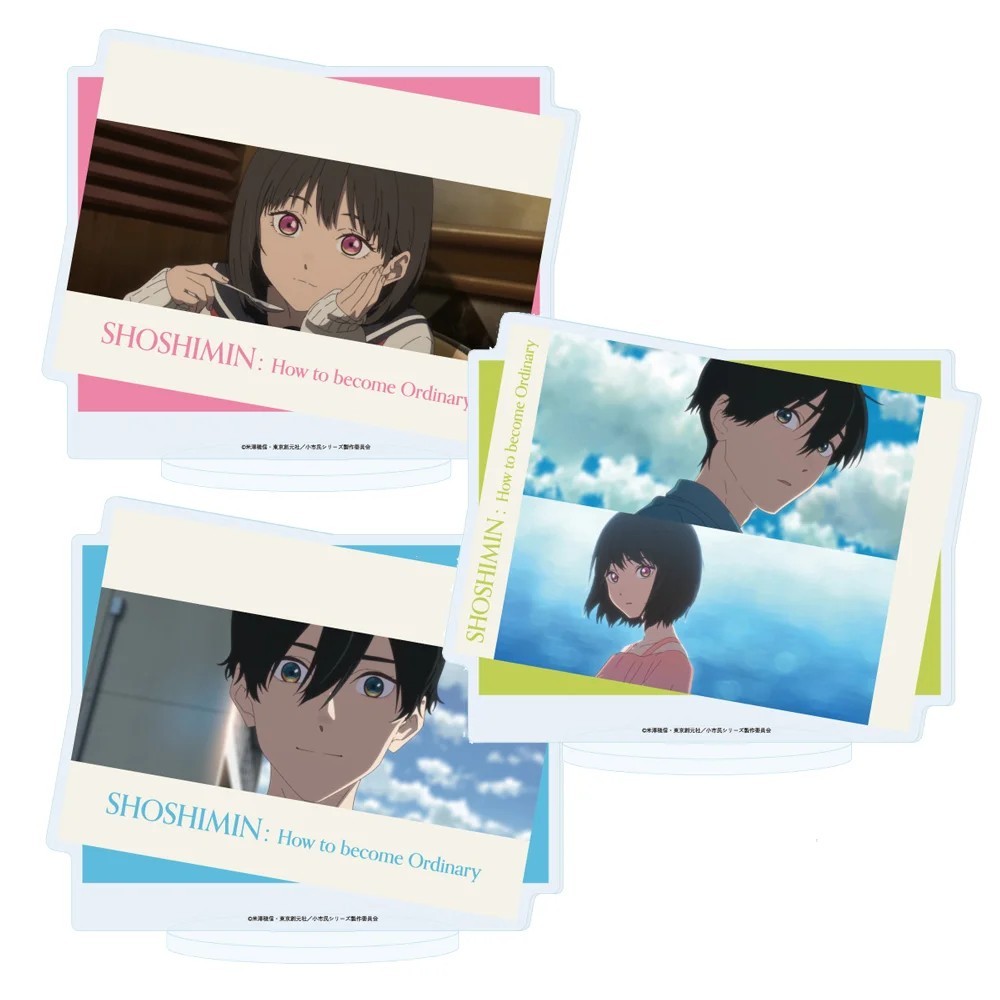 Standee อะนิเมะ Shoshimin Series วิธีกลายเป็นตัวอักษรโมเดลอะคริลิคธรรมดา Jogoro Kobato Yuki Osanai โ