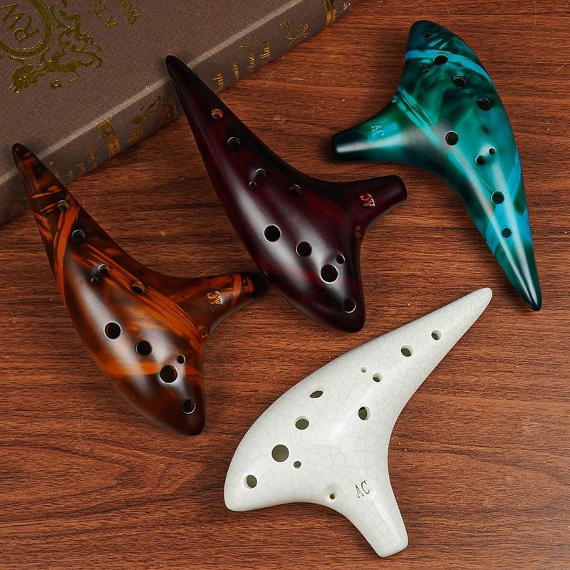 Twelve-hole ocarina alto C AC ocar Twelve-Hole Ocarina 12-Hole Ocarina alto C-Key AC Ocarina Instrum