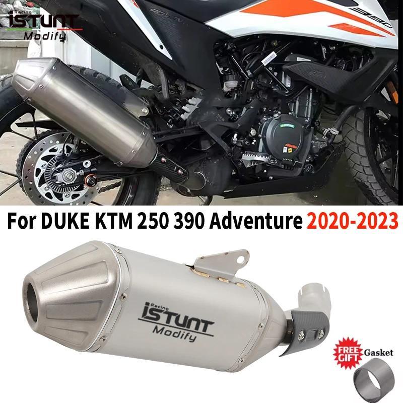 สำหรับ DUKE KTM 250 390 ผจญภัย KTM390 2020 2021 2022 2023 รถจักรยานยนต์ไอเสียหนี Moto ระบบลิงค์ท่อท่