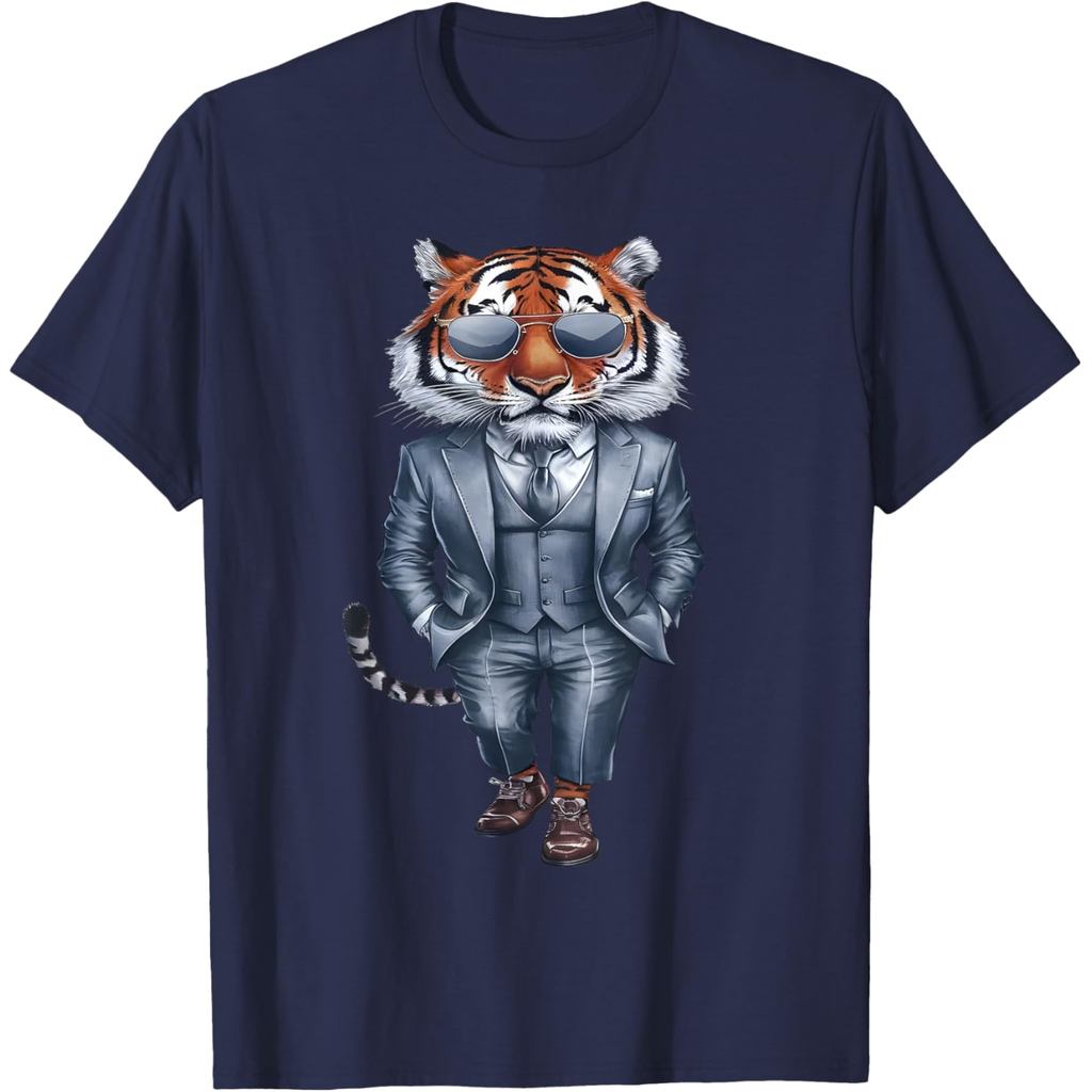 Tiger Men Woman Tiger in Suit Tiger T-Shirt