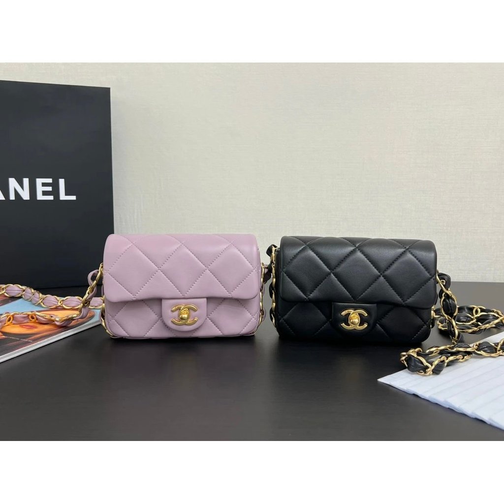 ชาแนล 24K สร้อยคอโซ่หนา F