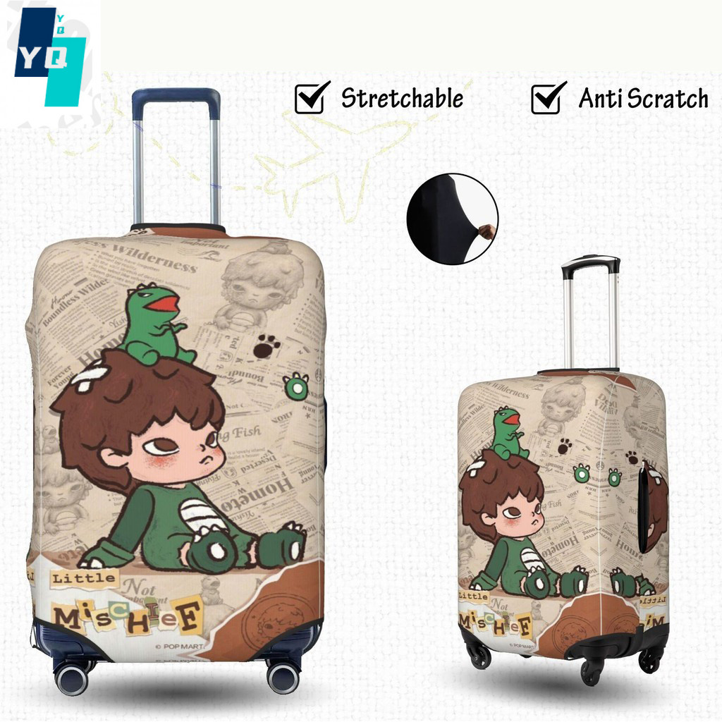 In Stockabubu Travel กระเป๋าเดินทาง Protector ยืดหยุ่นป้องกันล้างทําความสะอาดได้กระเป๋าเดินทางเหมาะสําหรับ 18-32 นิ้ว (4 ขนาด) A