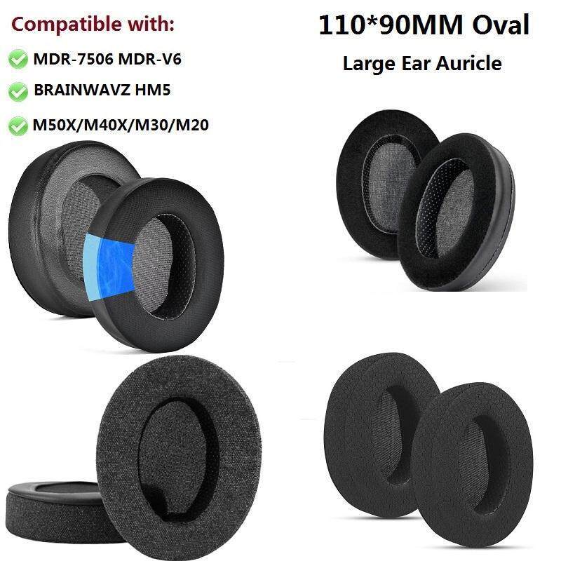 ที่ปิดหูกันหนาวเหมาะสําหรับ SONY BRAINWAVZ HM5 MDR-7506 MDR-V6 Audio-Technica M50X M40X M30X M20X หั