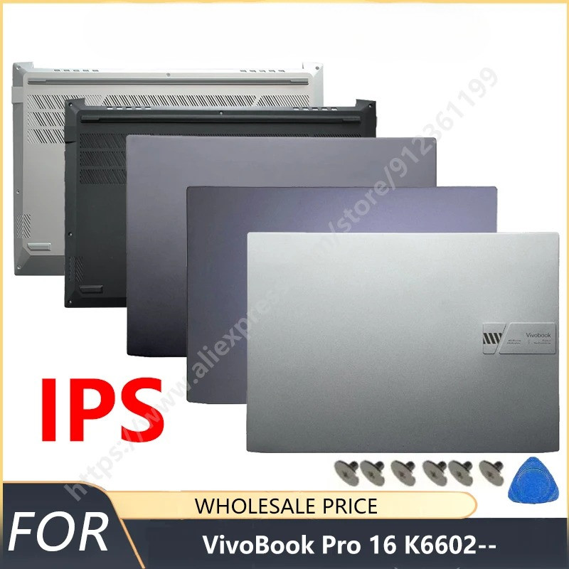 ใหม่สําหรับ Asus VivoBook Pro 16 K6602VU K6602VV K6602HC K6602ZE K6602ZC แล็ปท็อป IPS LCD ปกหลังด้าน