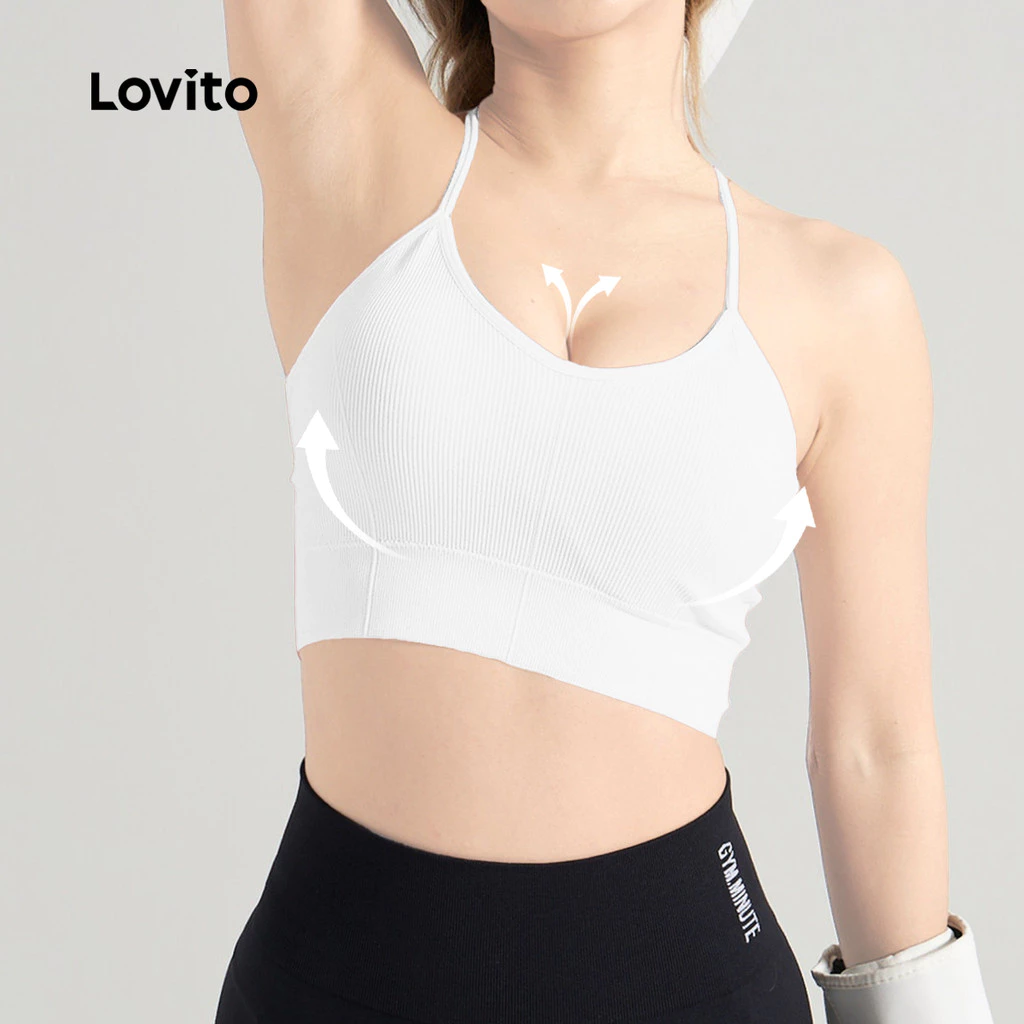 บราสปอร์ตผู้หญิง Lovito LNA140013 ลายเส้น thumbnail 7