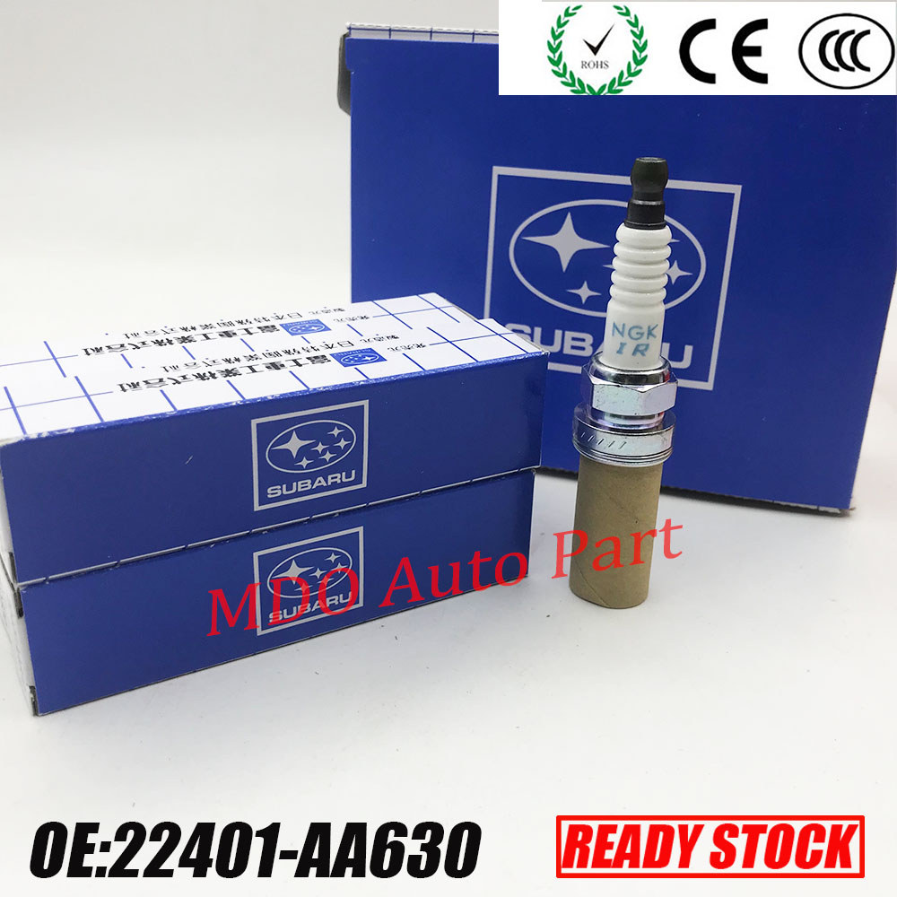 ใหม่ 4 ชิ้น 22401-AA630 ILFR6B Iridium Spark Plug สําหรับ Subaru Volvo Saab 08-11 Land Rover LR2 3.2