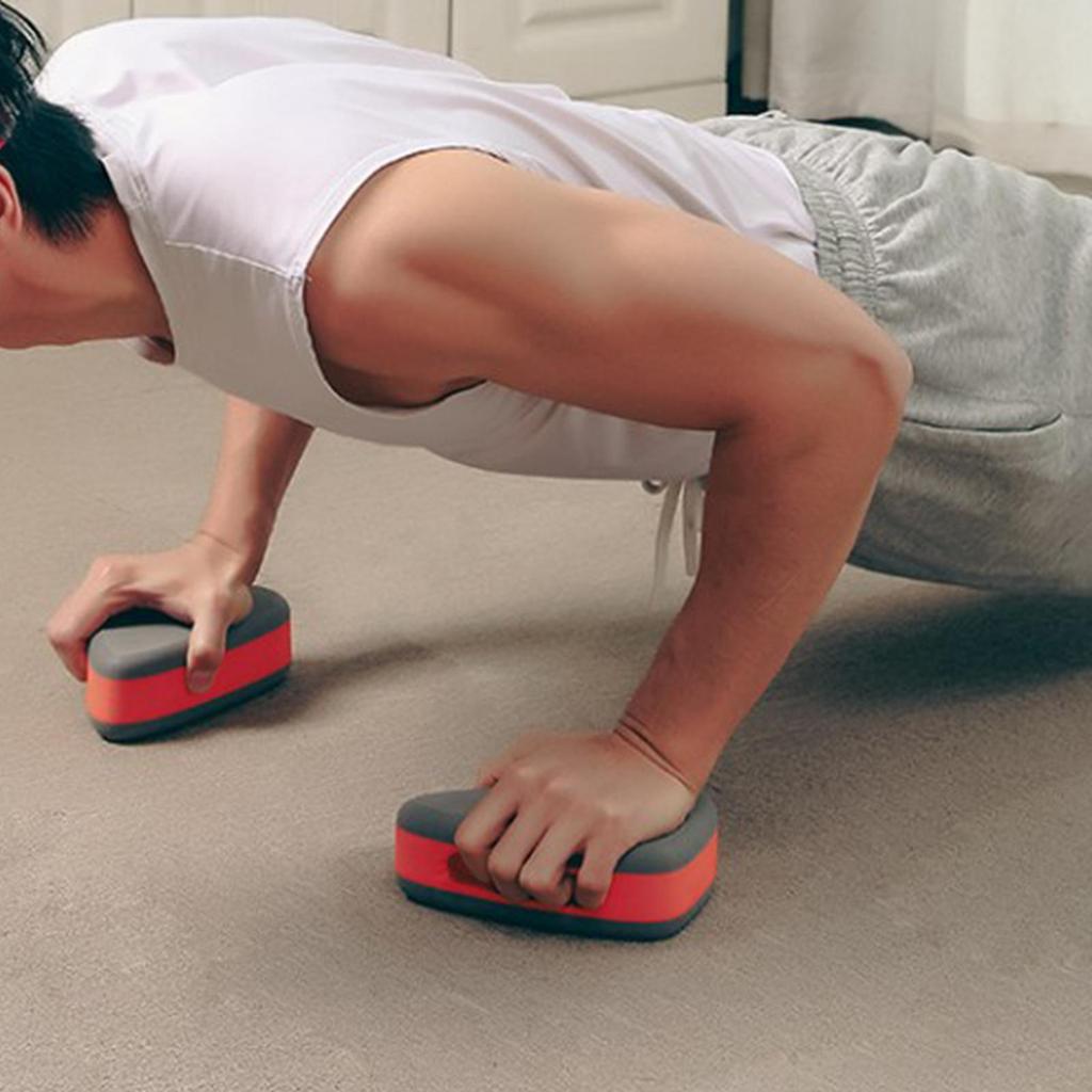 [perfeclanwv] Push Up Pads EVA Comfort Grip Push Up Stand Support for Home Workout Strength Training