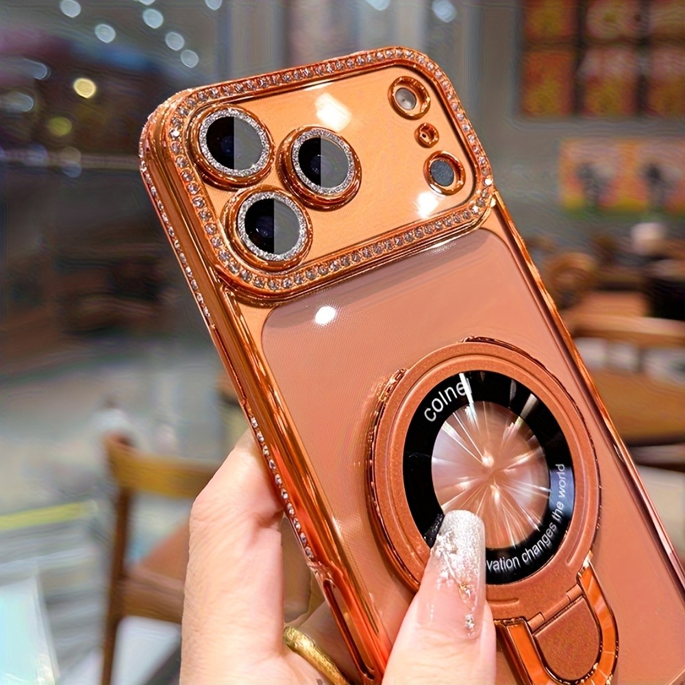 เคสโทรศัพท์ พลอยเทียม หรูหราเหมาะสําหรับ ไอโฟน 17 16 15 14 13 12 11 มือโปร สูงสุด อากาศ แฟชั่นอุปกรณ์โทรศัพท์,มัลติฟังก์ชั่เคสโทรศัพท์,กร