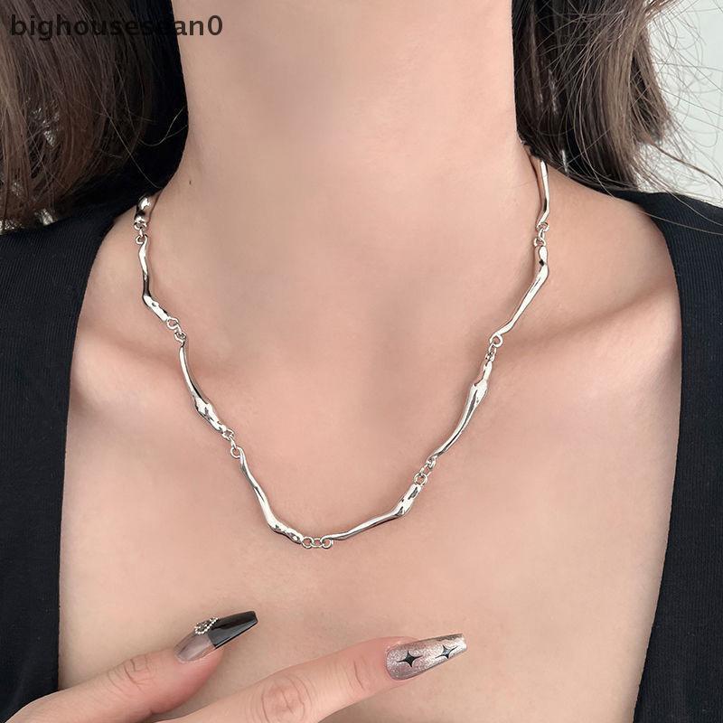 SEALL สร้อยคอมินIMALIST สไตล์statement สำหรับผู้ชาย อุปกรณ์เสริมแฟชั่น DDc