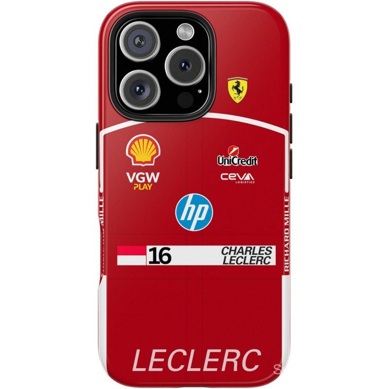 C.LEC Race Suit 2025 แรงบันดาลใจ Tough เคสโทรศัพท์สําหรับ iPhone 17 16 15 14 13 12 11 Samsung S23 S2