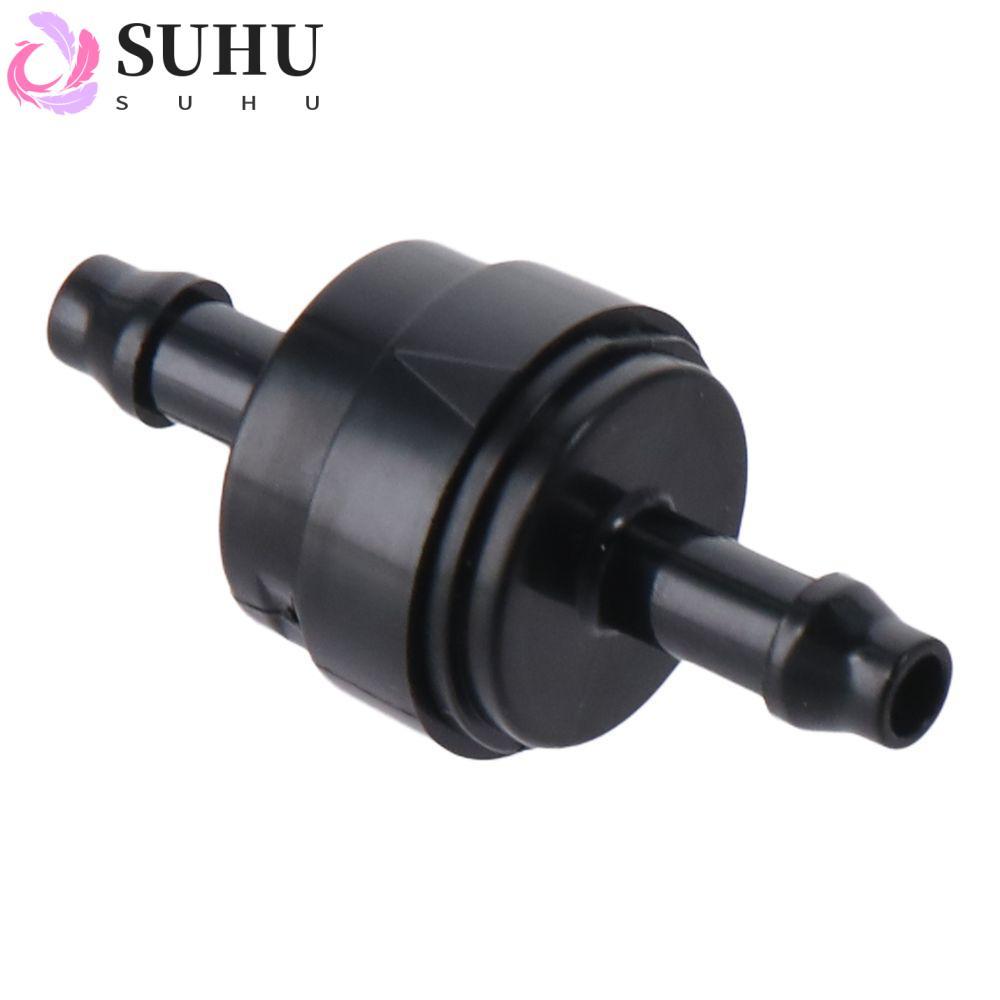 SUHU Check Valve, 1/8" 3/16" 1/4" One Way One-way Check Valve, One-way Valve Nylon Black Non Return 