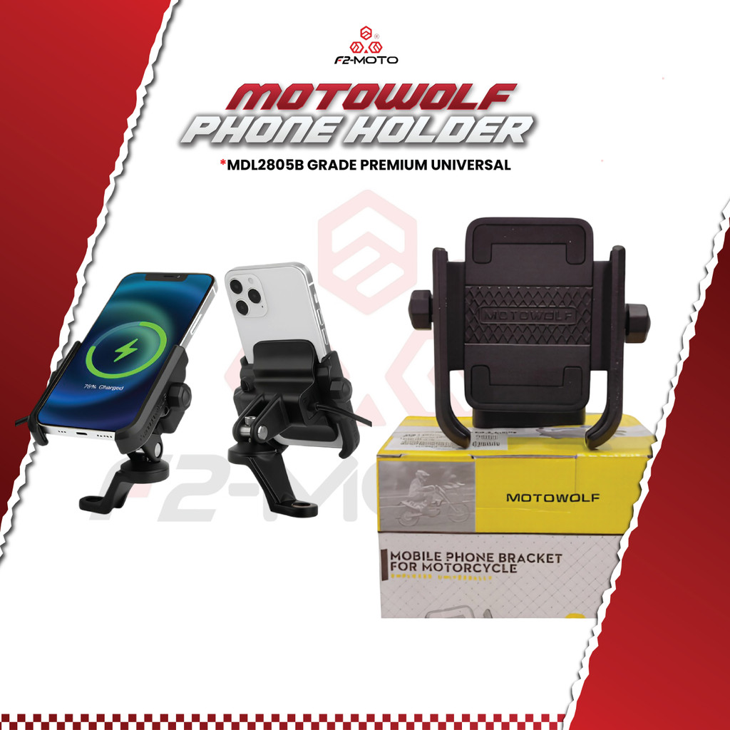 ที่วางโทรศัพท์ Motowolf MDL2805B Grade Premium ที่วางโทรศัพท์อเนกประสงค์