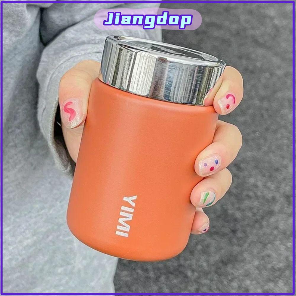 Jiang ถ้วยเก็บความร้อนขนาดเล็ก, แก้วกาแฟน้ําหนักเบาสแตนเลส, ขวดน้ําฉนวนป้องกันการรั่วขนาด 230 มล