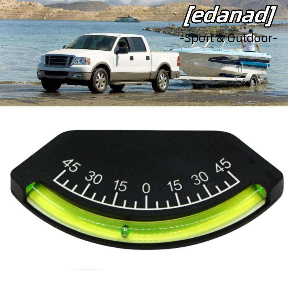 เครื่องวัดระดับ EDANAD การมองเห็นสูง -45 ถึง + 45 องศา Inclinometer อ่านง่ายทนทานด้วยกาว Marine Clinometer รถหรือเรือ