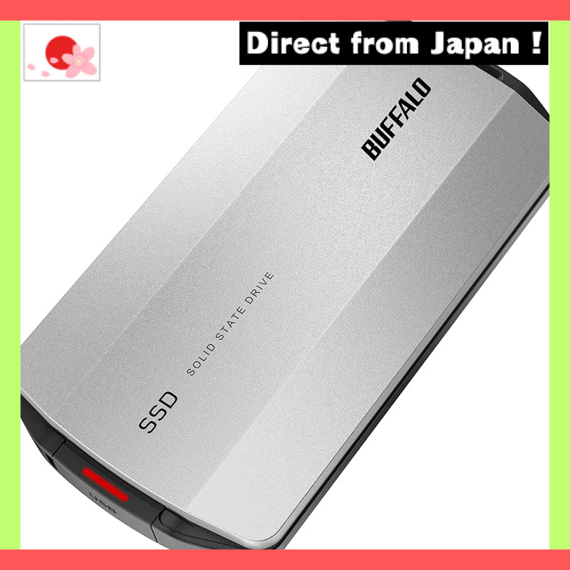 Buffalo Portable SSD 500GB/1TB USB 3.2 Gen 2 Type-C, Up to 1050MB/s Read Speed, IP55 Dust and Water 