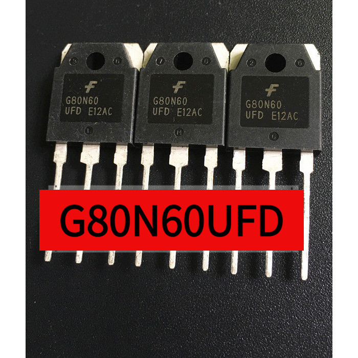 5pcs G80N60 G80N60UFD TO-3P SGH80N60UFD SGH80N60 TO3P 80A/600V Power IGBT ทรานซิสเตอร์สําหรับอินเวอร