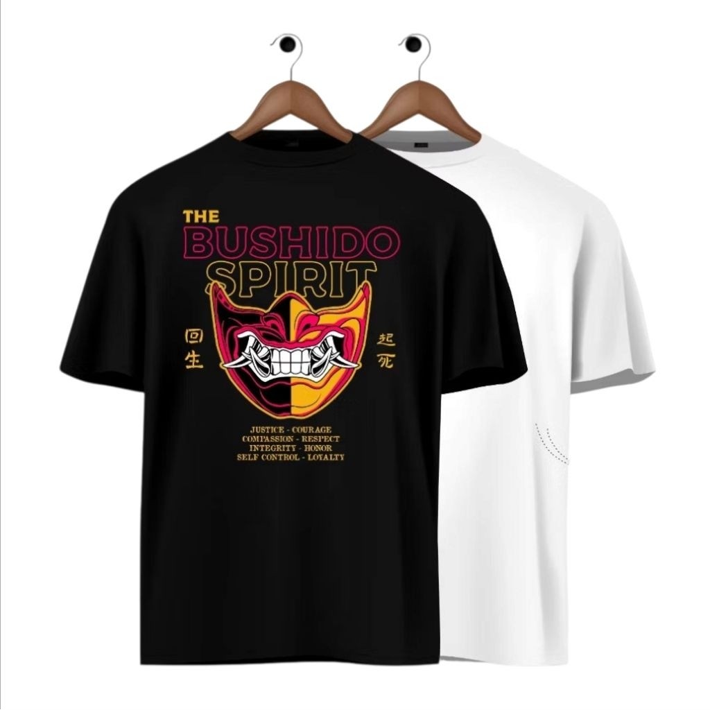 แฟชั่นCasual Original Japanese Souvenir T-Shirts, Japanese Souvenir Clothes, The Bushido Spirit