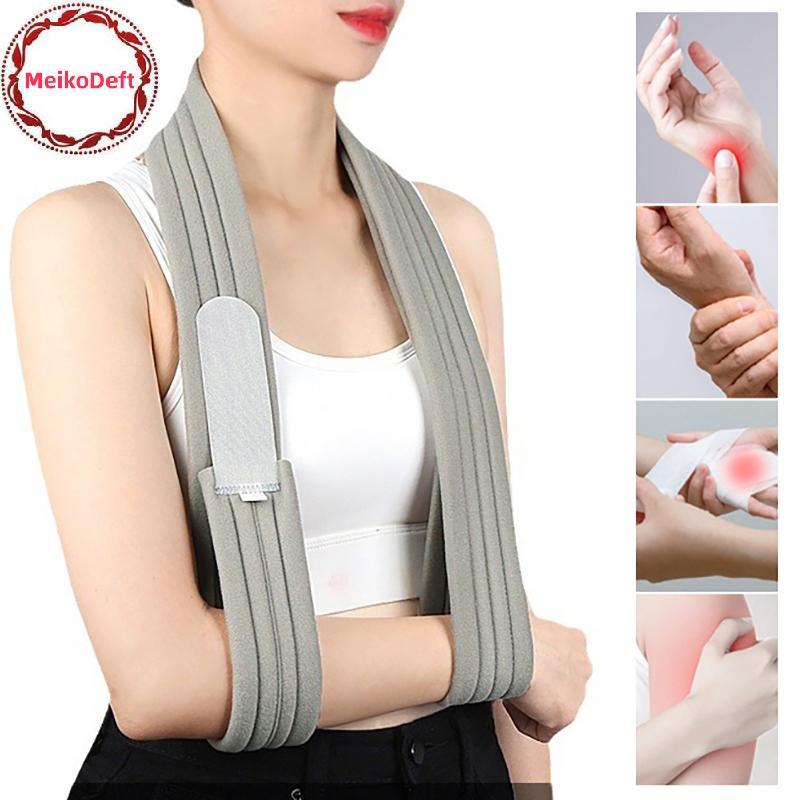 MeikoDeft Joint Sprain FIXED Sling Arm Strap Adjustable Arm Sling Fracture Recovery Forearm Breathab