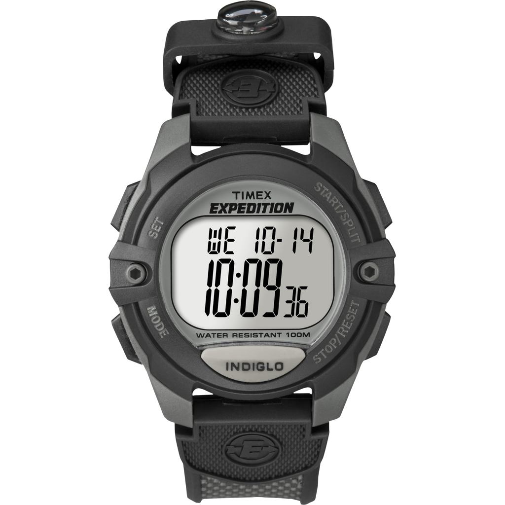 [TIMEX] Men's Watch Timex Expedition T40941 Quartz 10 ATM Water Resistant Plastic Black Dial Resin [
