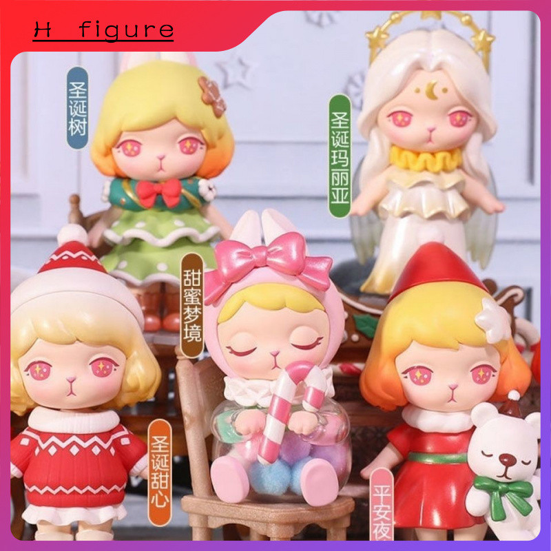 ของแท้ POPMART POPMART BUNNY Christmas Series รูปตกแต่งของขวัญ