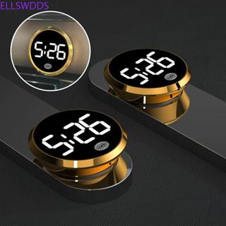 ELLSWDDS นาฬิกาแดชบอร์ดรถ, Touch-Activated Mini Digital Cloc…