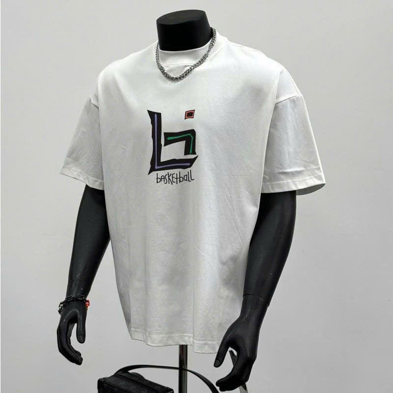 COD (จัดส่งภายใน 24 ชั่วโมง)MIEMIE เสื้อยืดบาสเก็ตบอล Ball Is Life สําหรับผู้ชายและผู้หญิง DT590