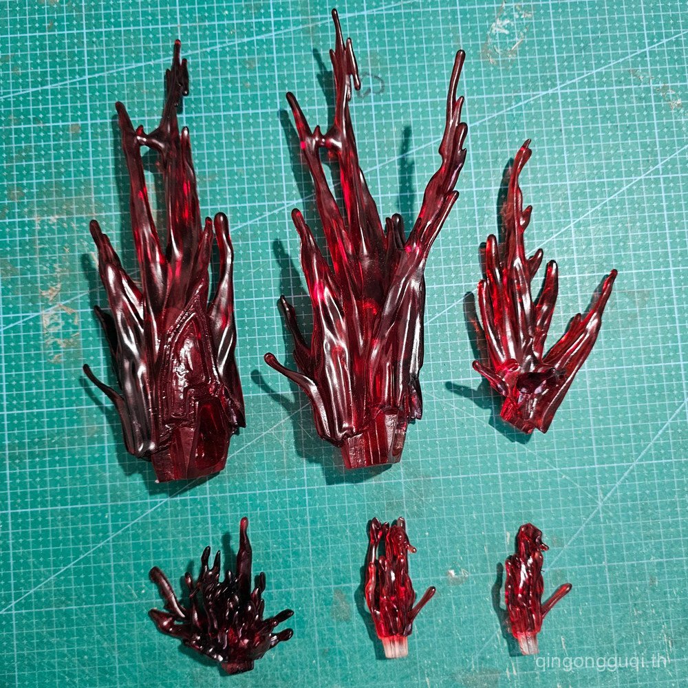 1/6ทหารฉากอุปกรณ์เสริมนารูโตะเลือดสาดเปลวไฟเทคนิคพิเศษชิ้นส่วนนินจาทําเองรูปรุ่นมายากลเปลี่ยนวัสดุ ค1ของ